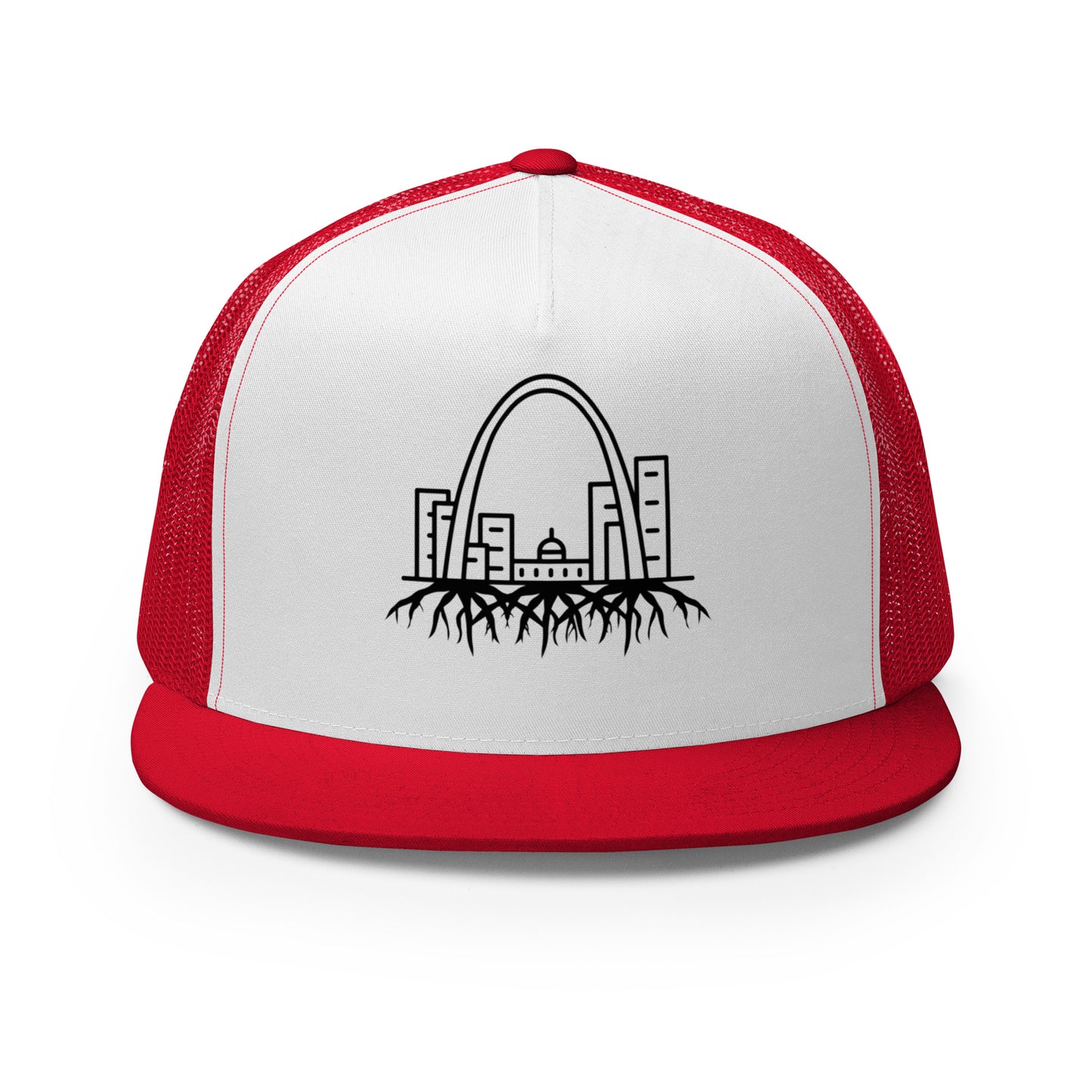 STL Root System Black Print Trucker Cap