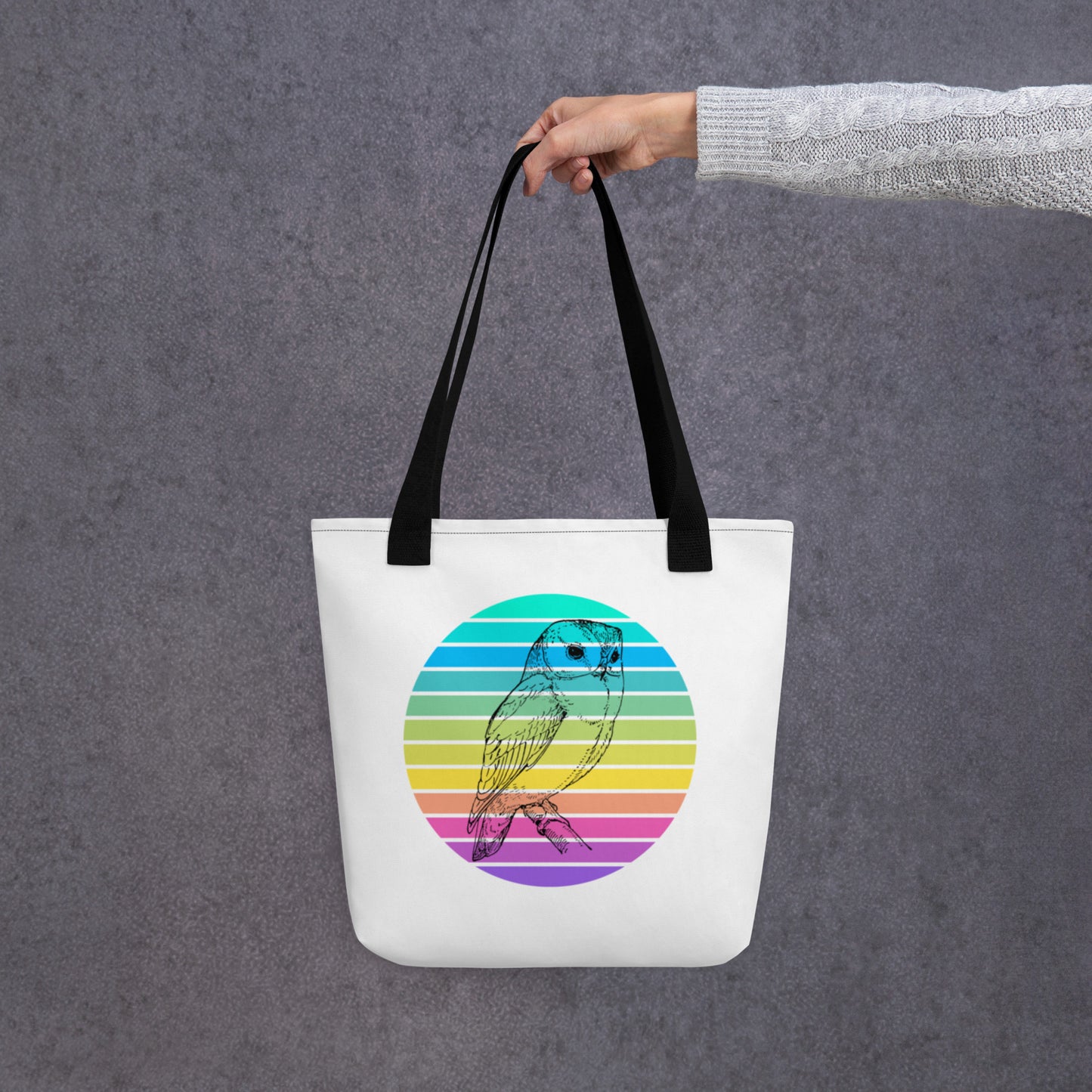 Owl Multi Dot Tote Bag