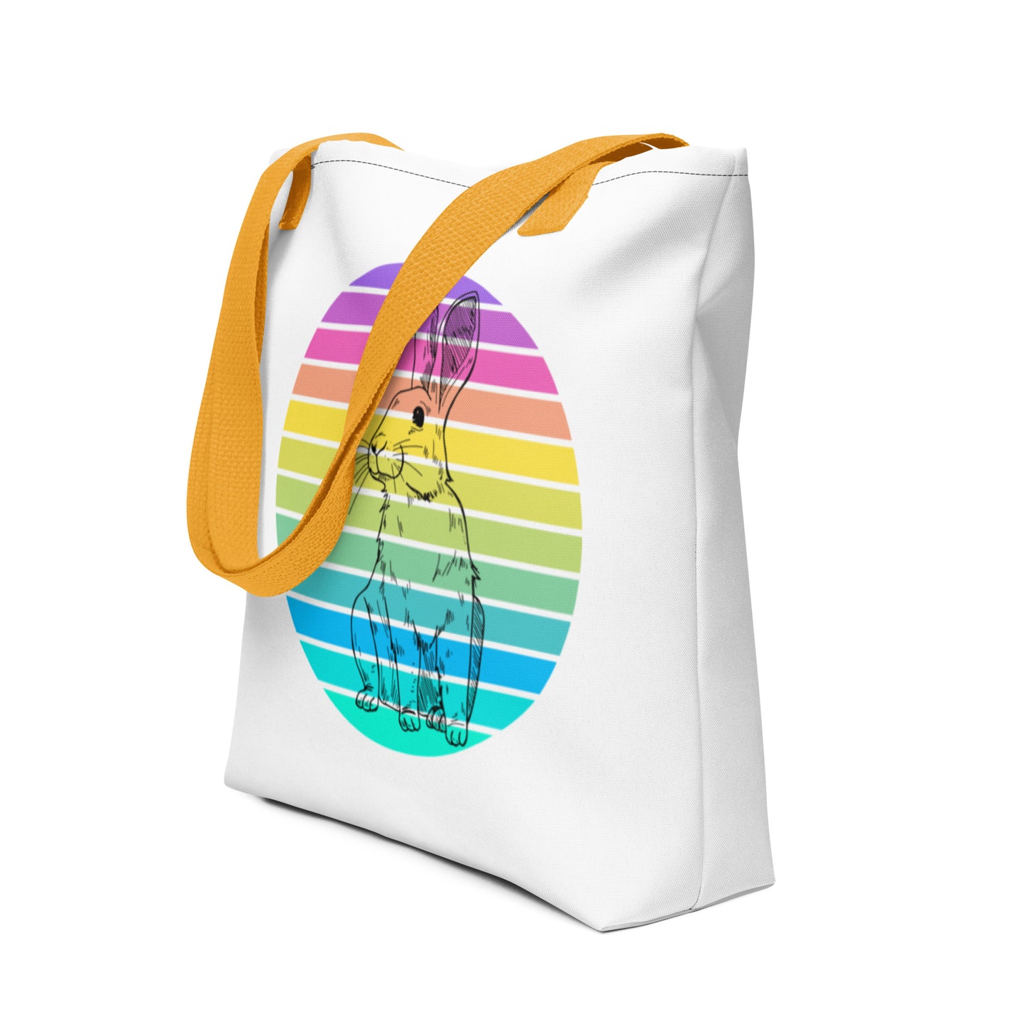Rabbit Multi Dot Tote Bag