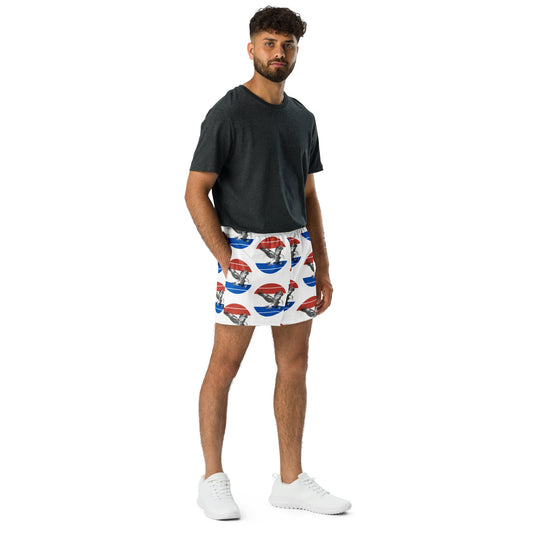 Standard Dot Eagle All-Over Print Unisex Athletic Shorts
