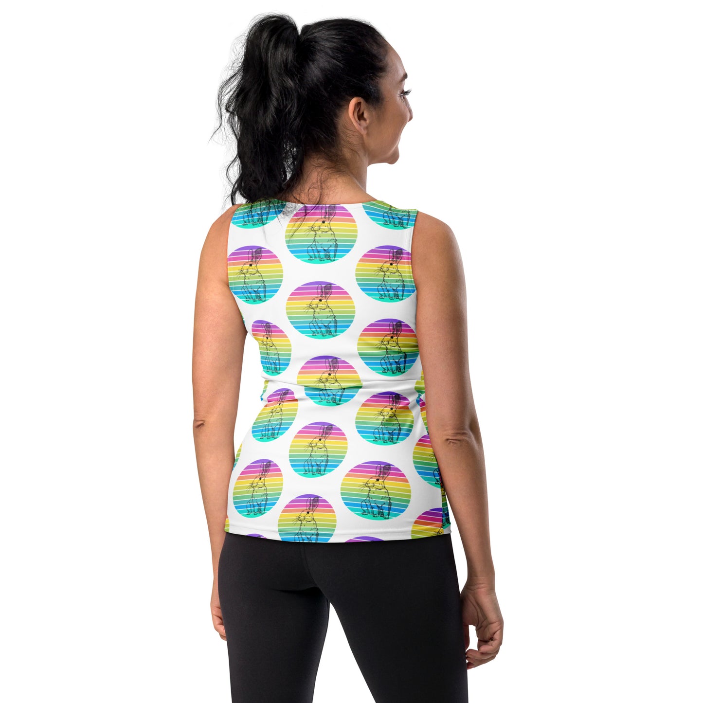 Rabbit Multi Dot Bodycon Tank Top