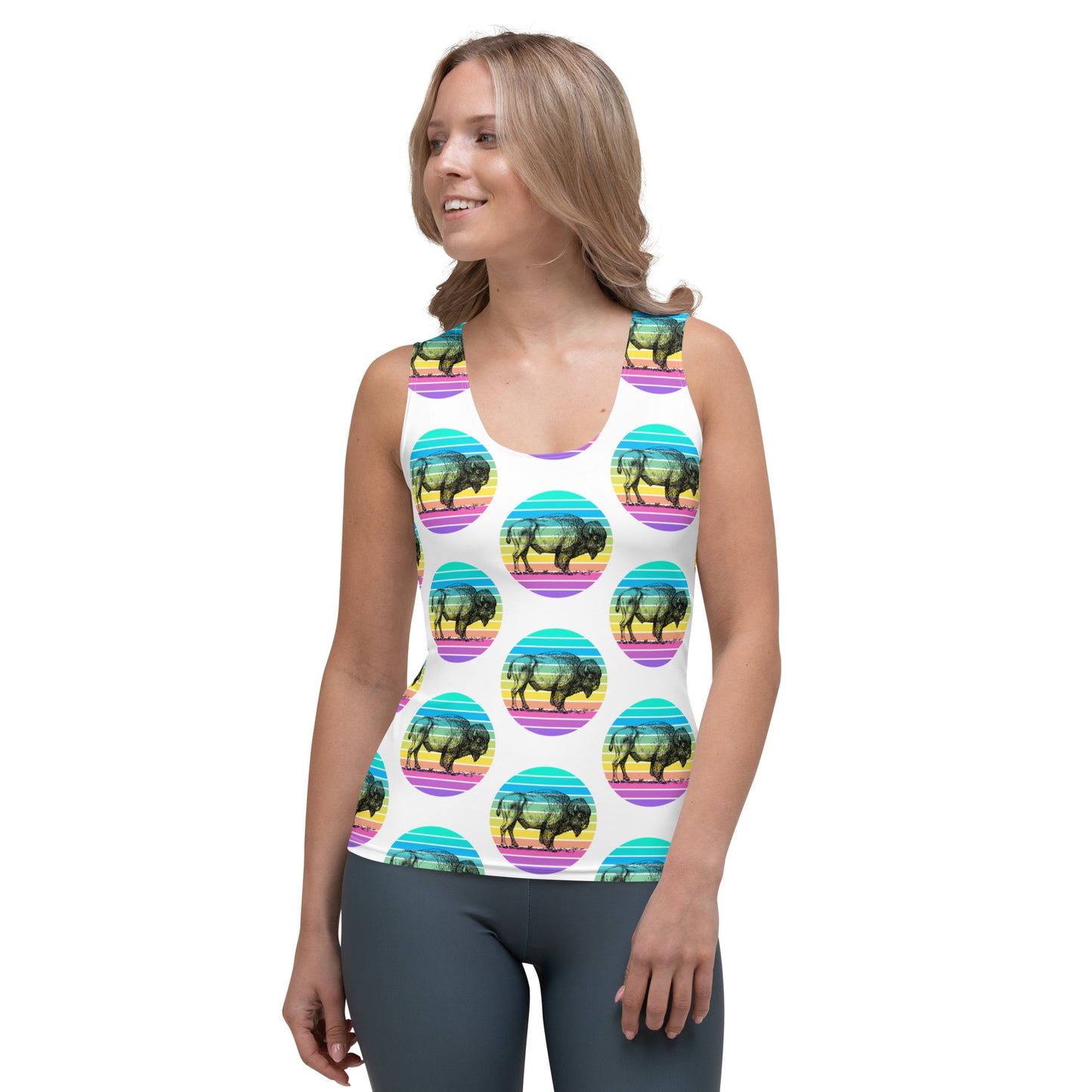 Buffalo Multi Dot Bodycon Tank Top