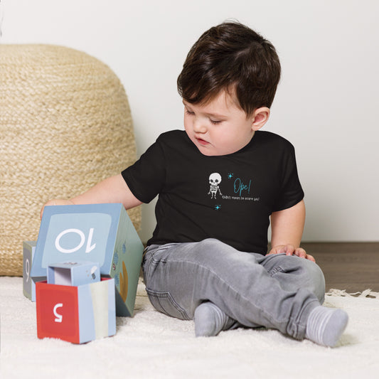 Skeleton Ope! Baby Jersey Short Sleeve Tee