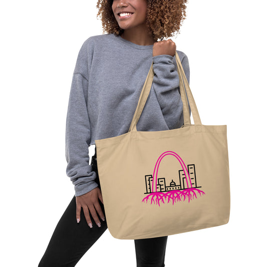 STL Root System Large Organic Tote Bag