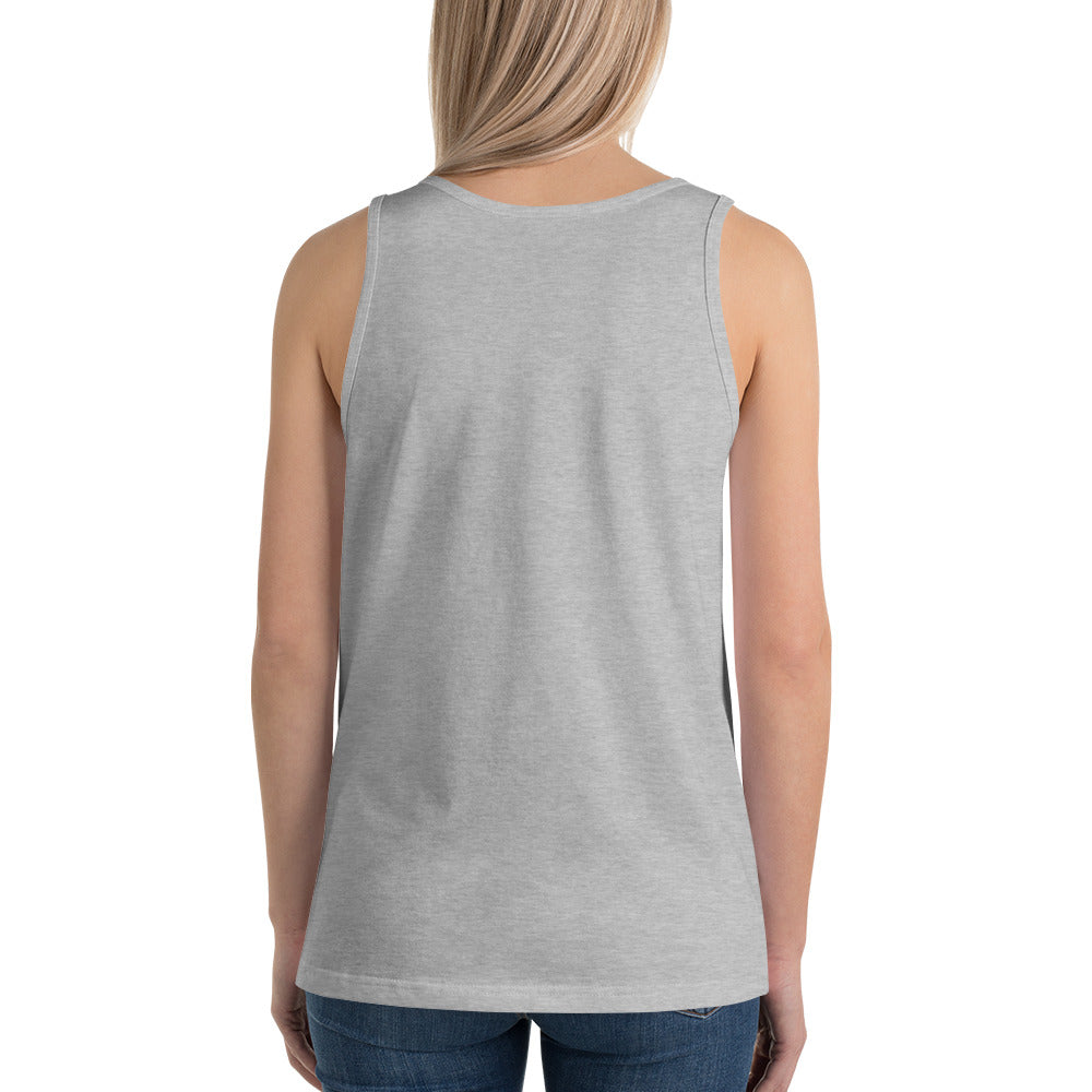 Ceasefire Dove Tank Top White Font