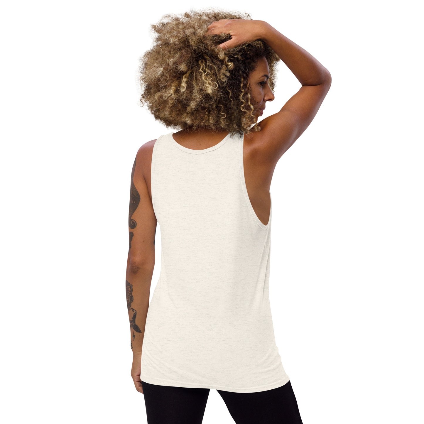 No War Peace Tank Top black font