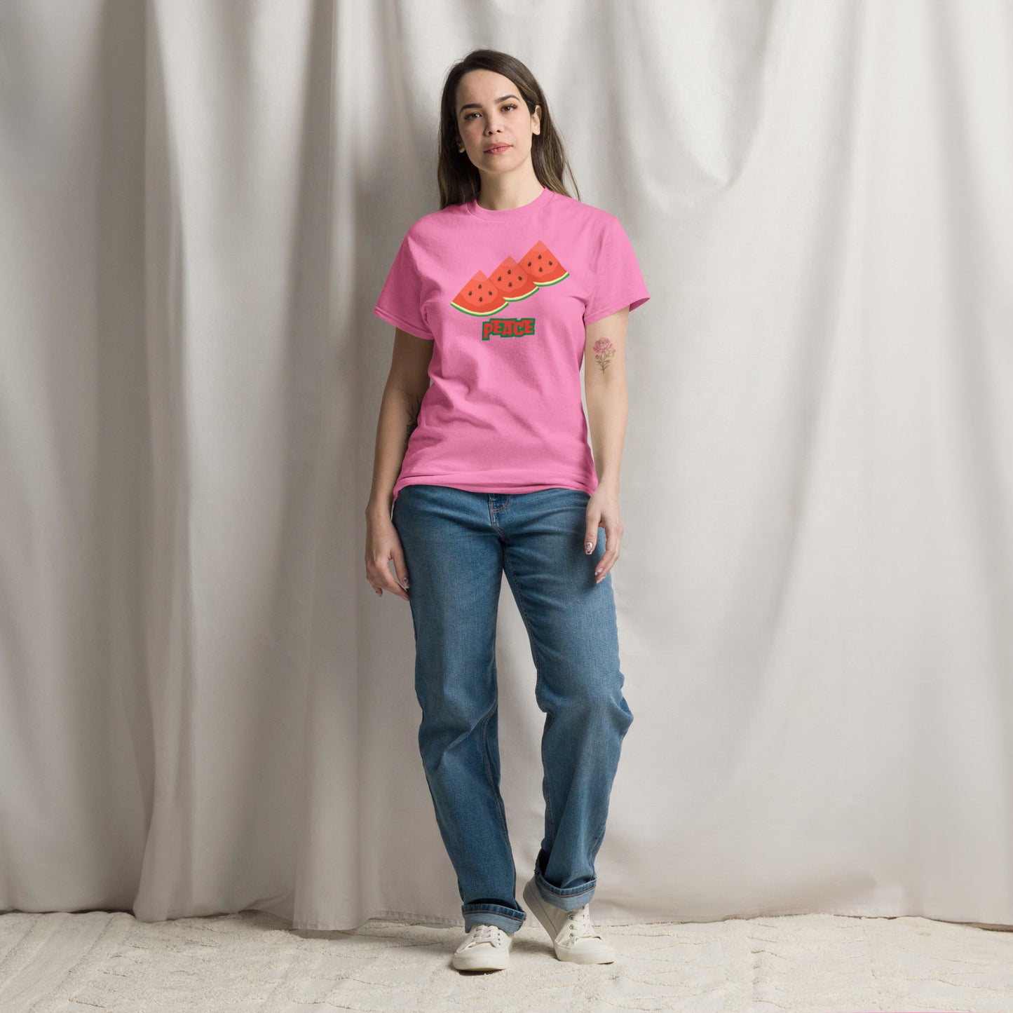Watermelon Peace Unisex Classic Tee