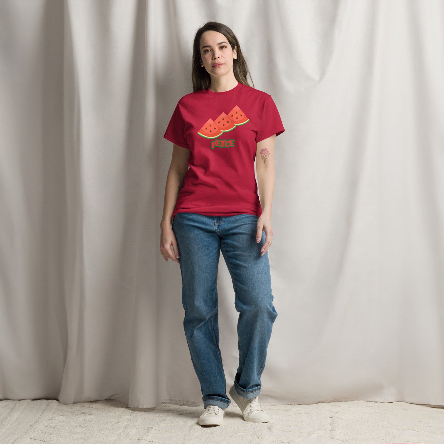 Watermelon Peace Unisex Classic Tee