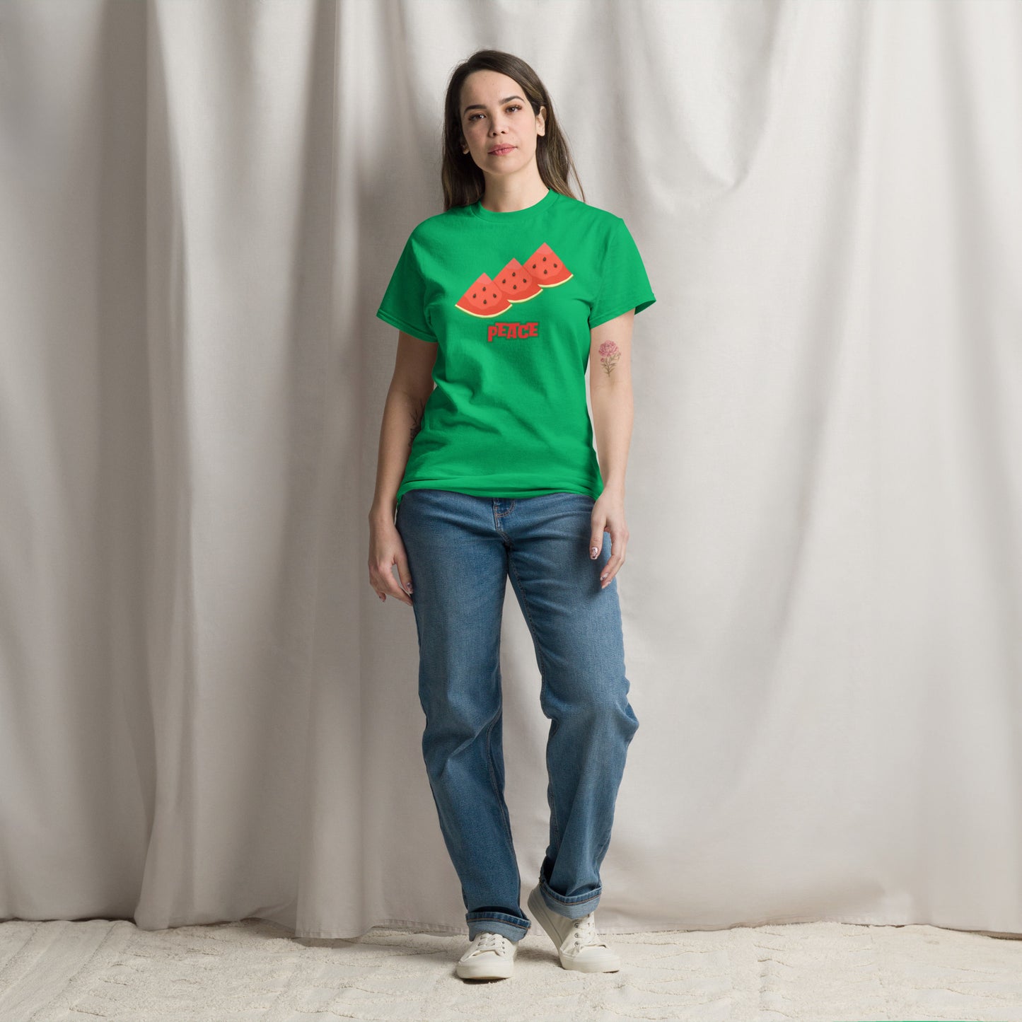 Watermelon Peace Unisex Classic Tee