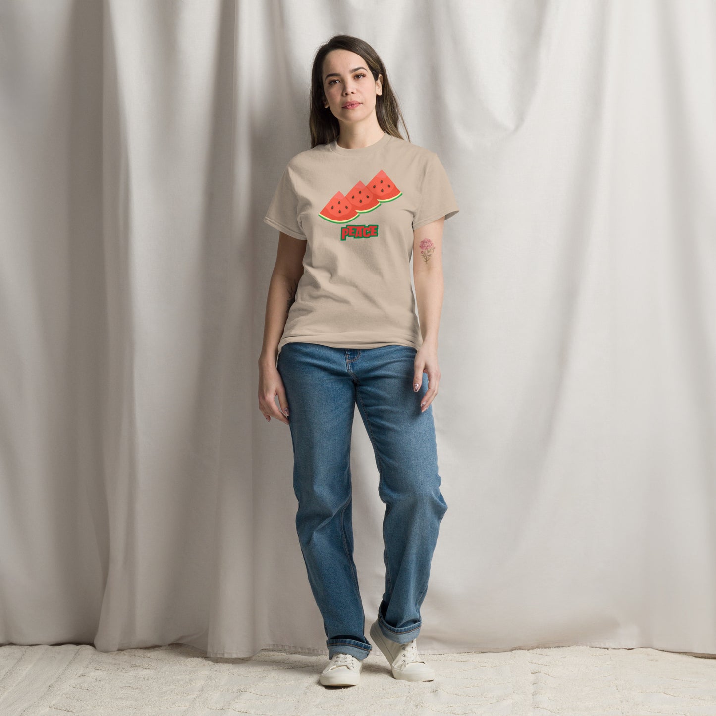 Watermelon Peace Unisex Classic Tee