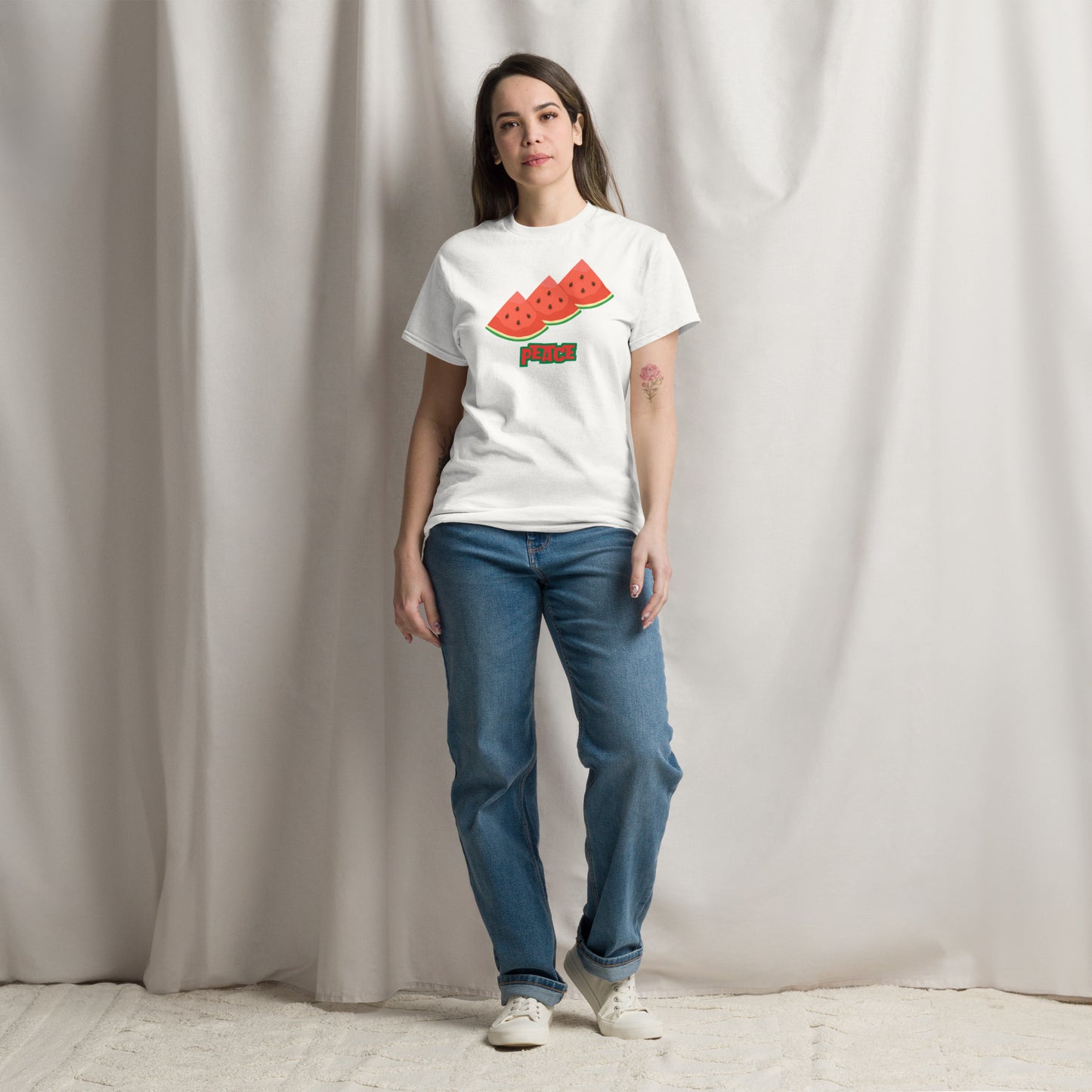 Watermelon Peace Unisex Classic Tee