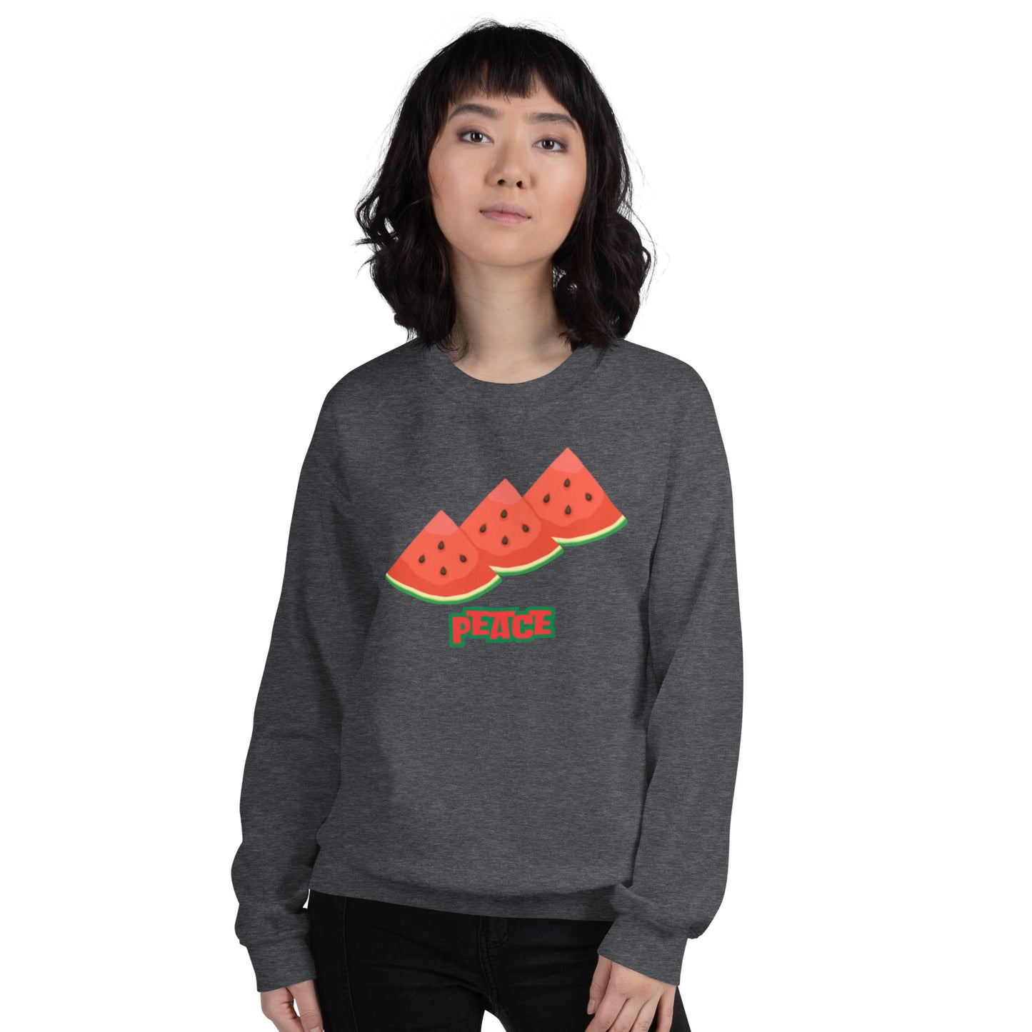 Watermelon Peace Unisex Sweatshirt