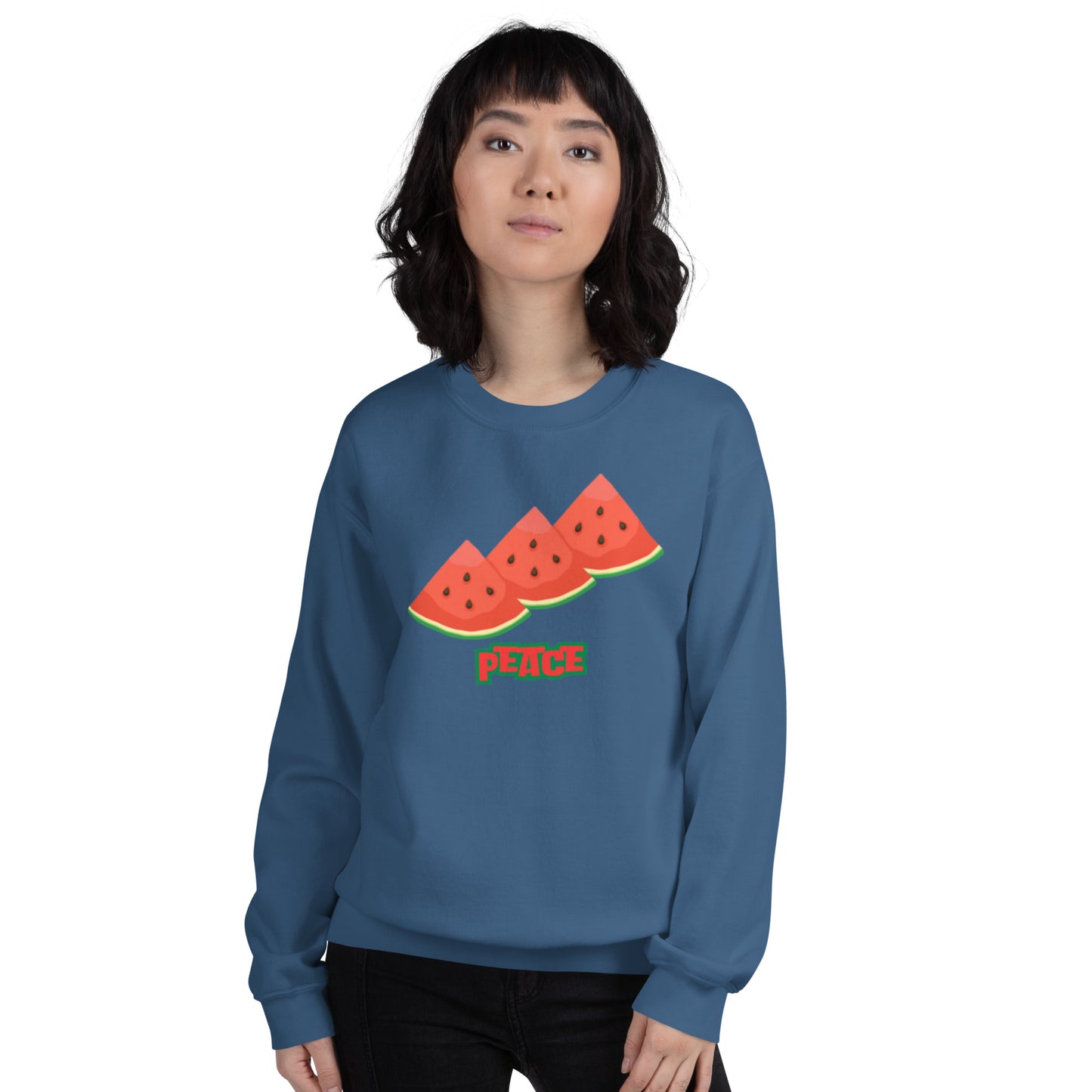 Watermelon Peace Unisex Sweatshirt