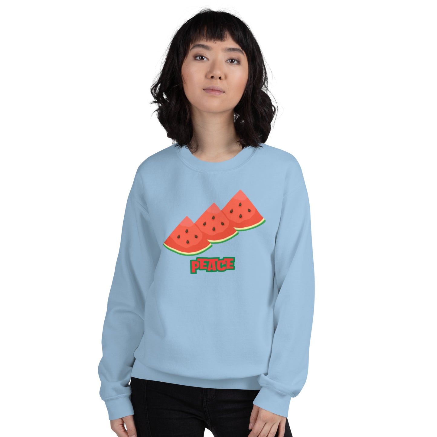 Watermelon Peace Unisex Sweatshirt