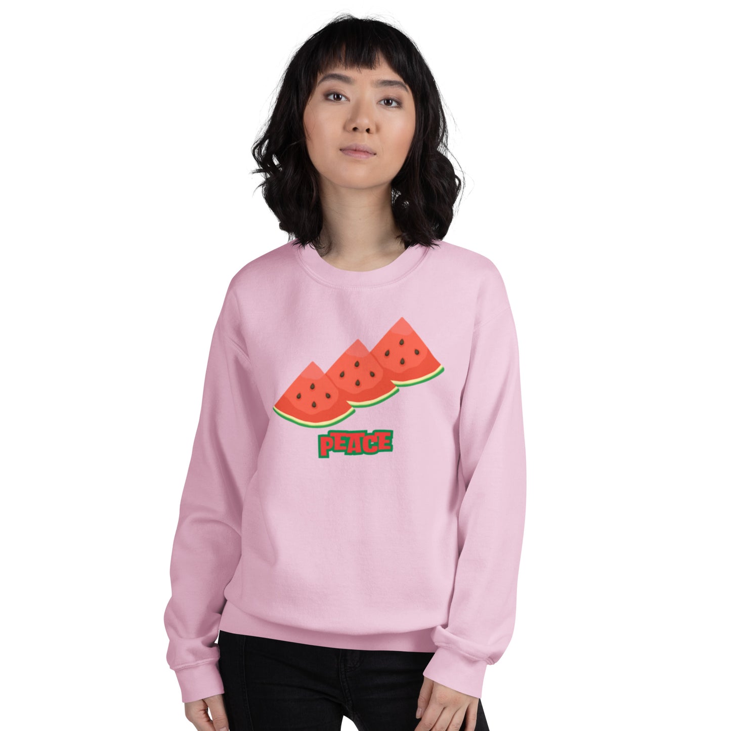 Watermelon Peace Unisex Sweatshirt