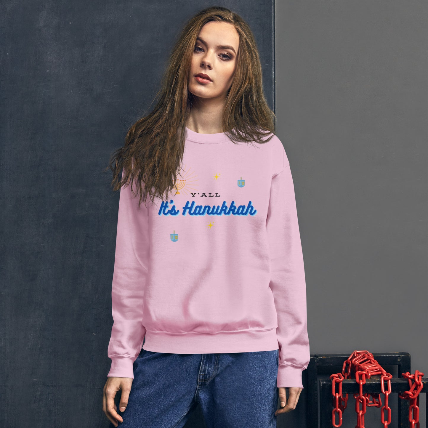 Y'all It's Hanukkah Unisex Sweatshirt