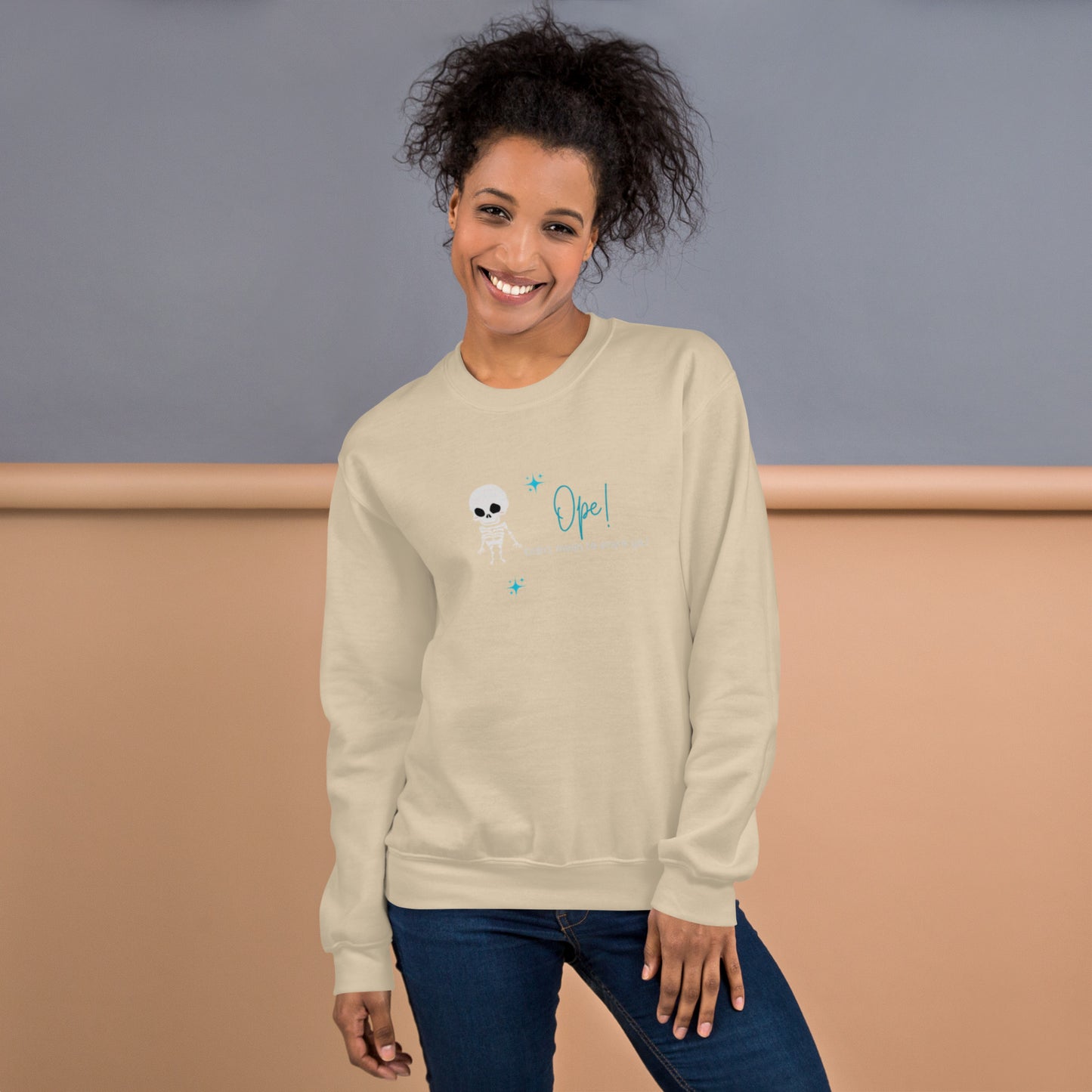 Skeleton Ope! Unisex Sweatshirt