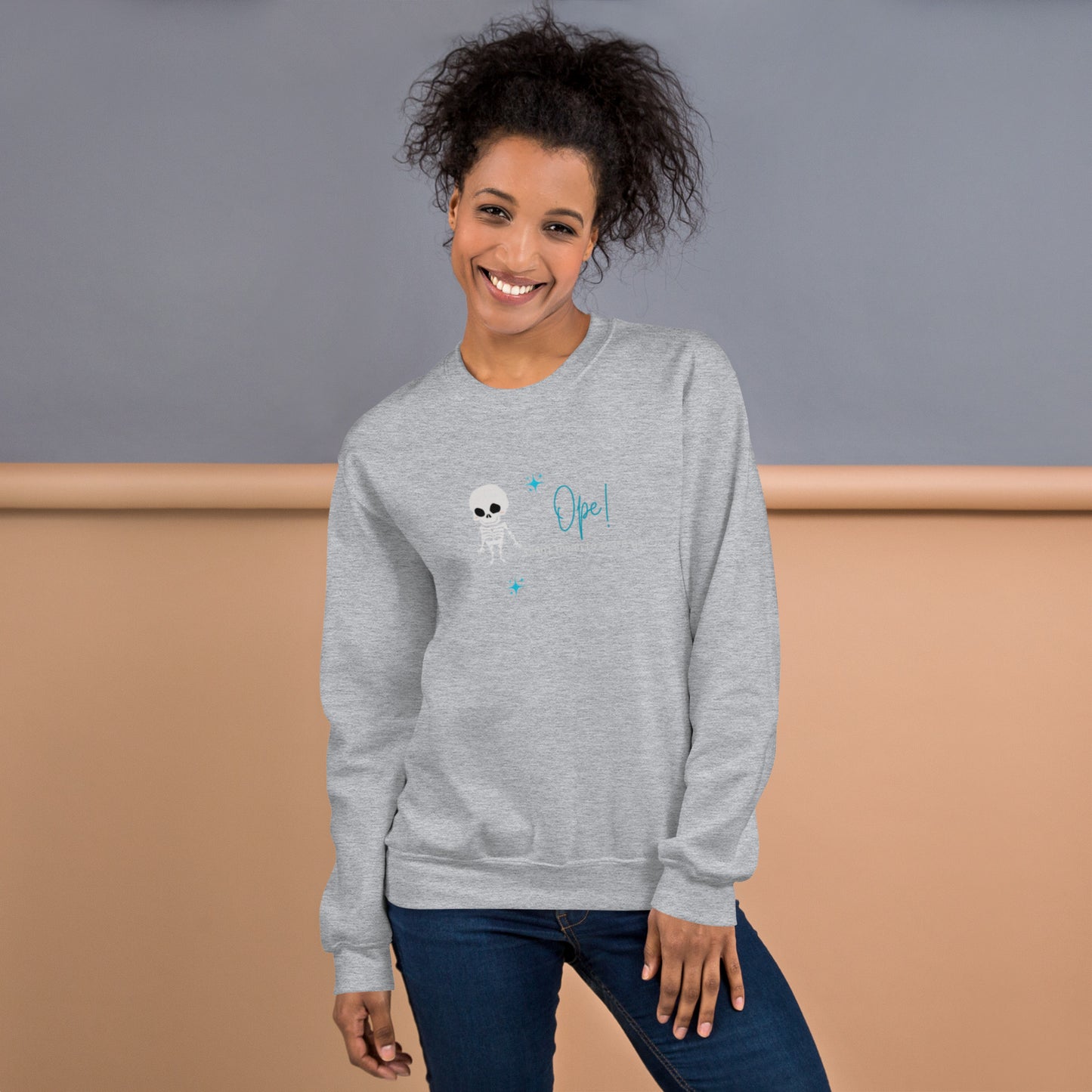 Skeleton Ope! Unisex Sweatshirt