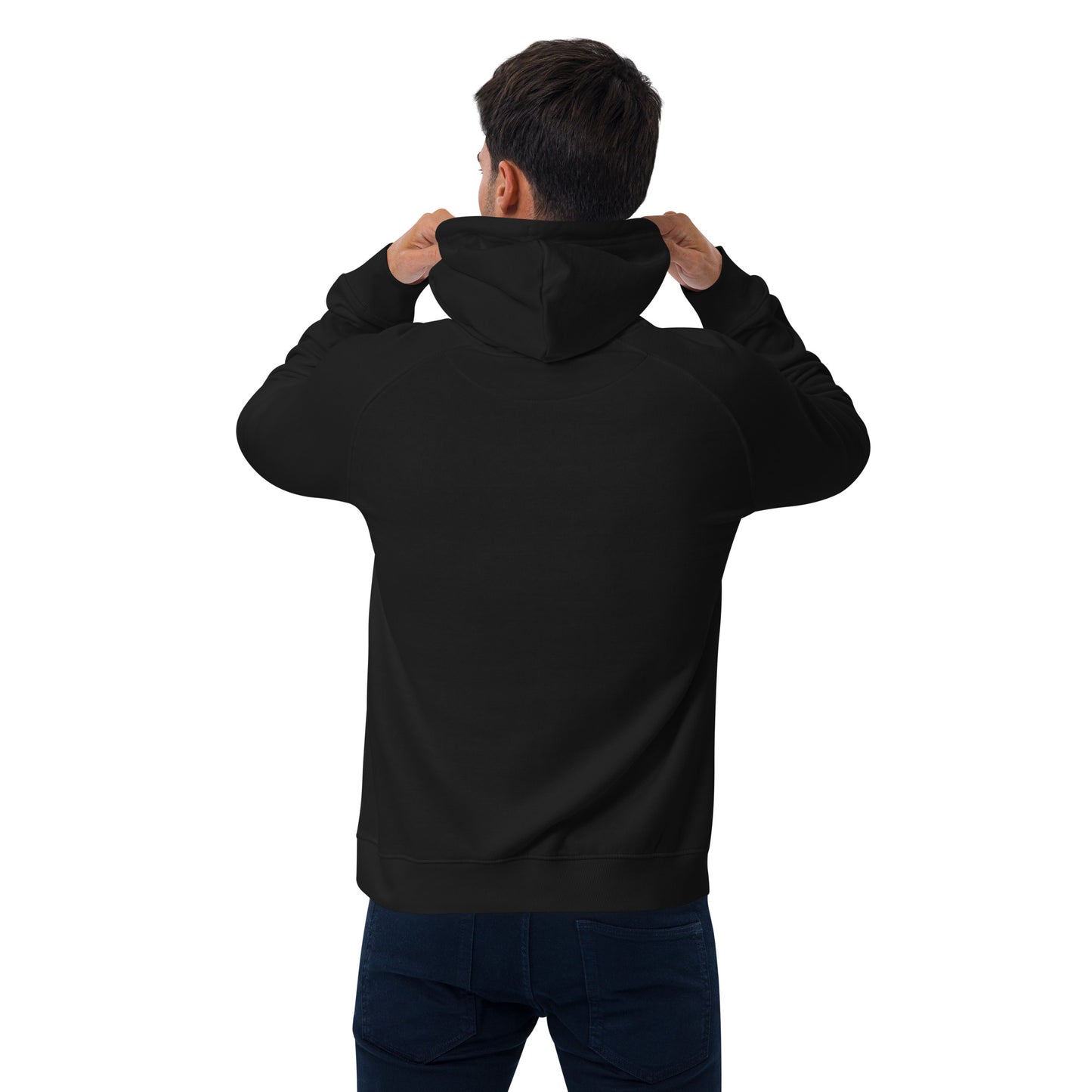 Standard Dot George Unisex Eco Raglan Hoodie