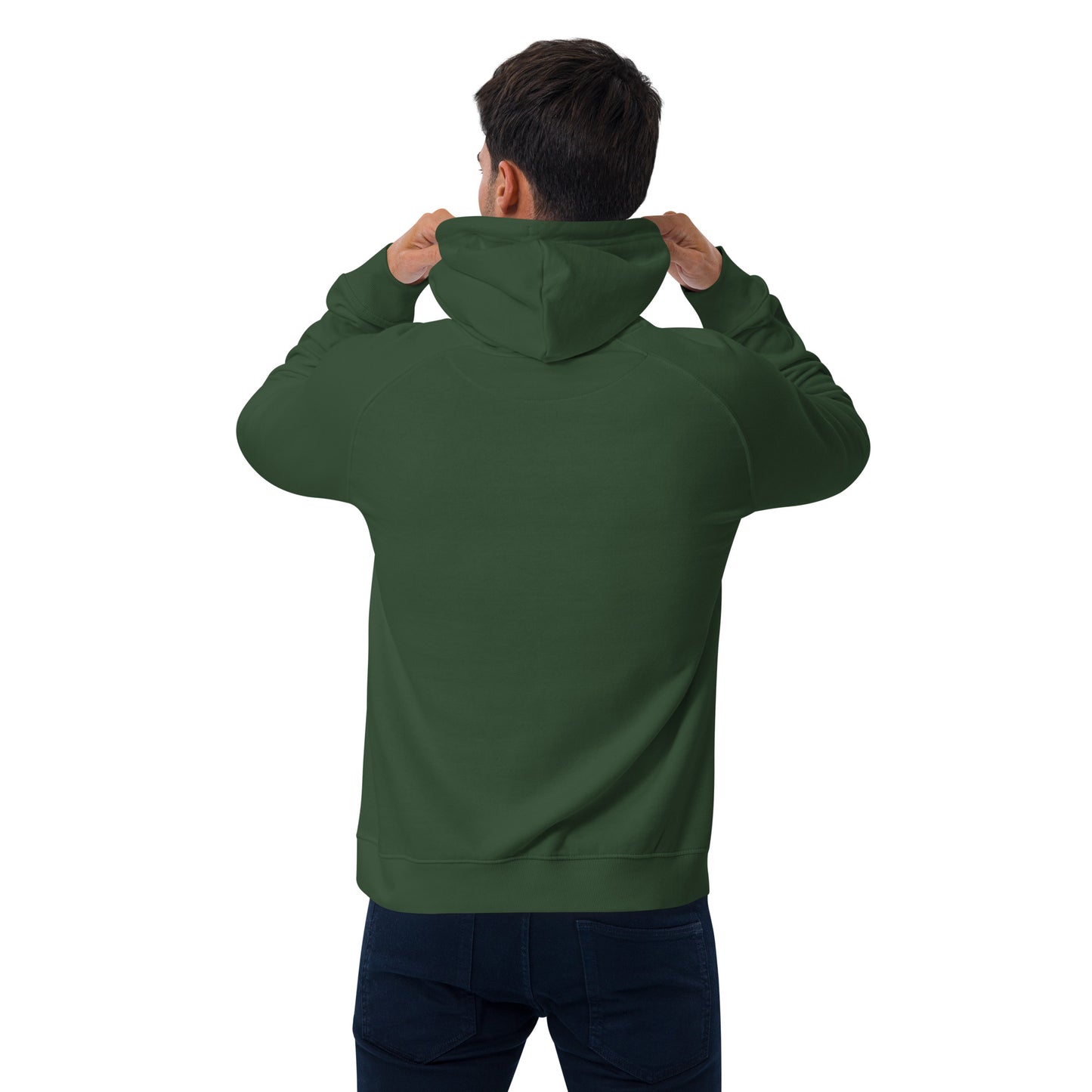 Standard Dot George Unisex Eco Raglan Hoodie