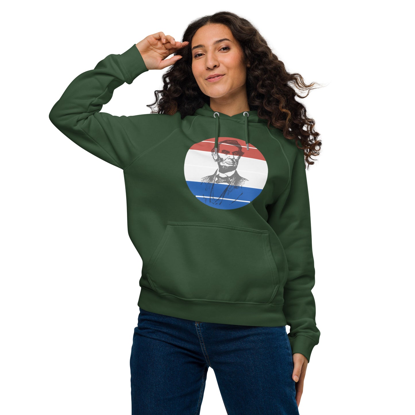 Standard Dot Abe Unisex Eco Raglan Hoodie