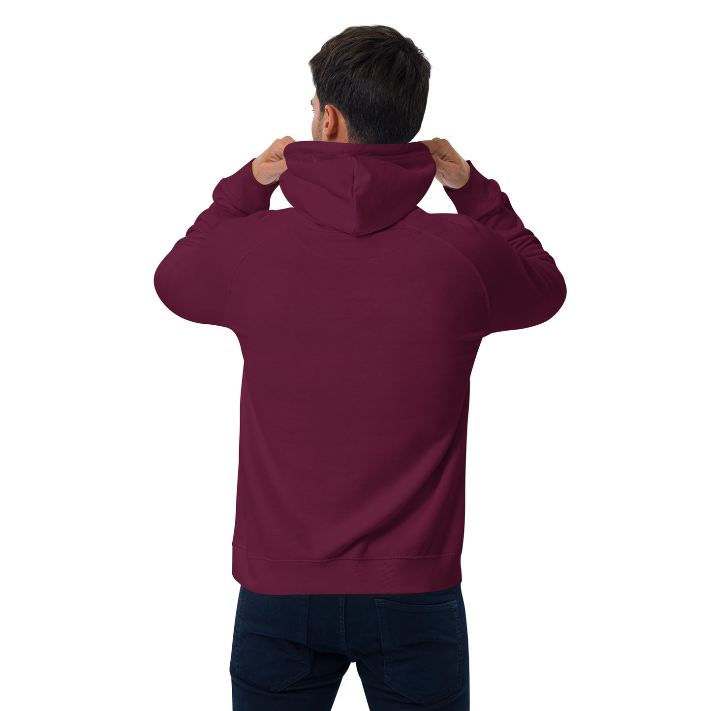 Standard Dot George Unisex Eco Raglan Hoodie