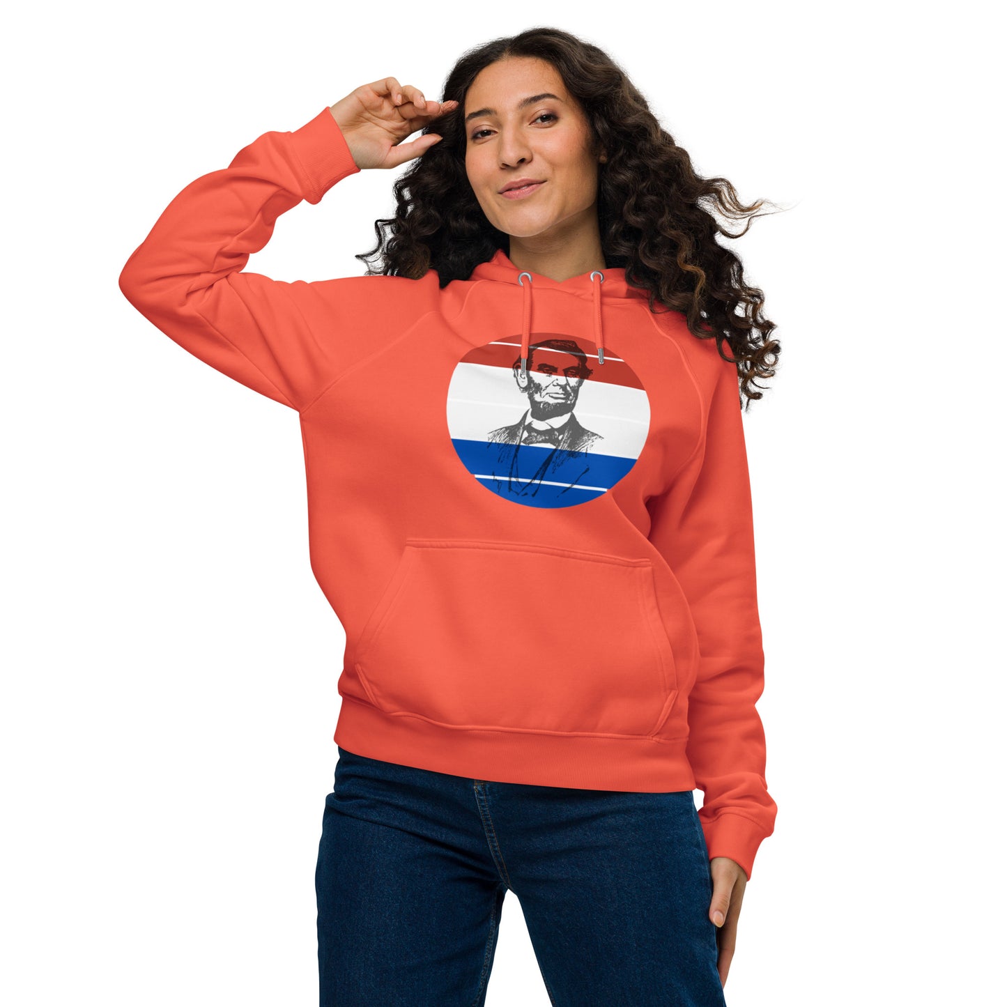 Standard Dot Abe Unisex Eco Raglan Hoodie