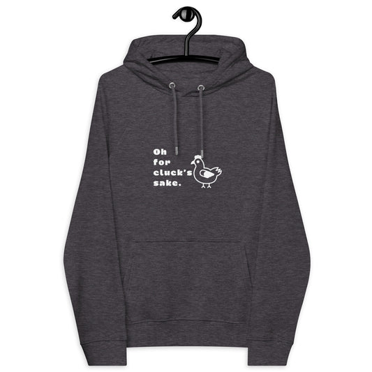 Oh For Cluck's Sake Unisex Eco Raglan Hoodie