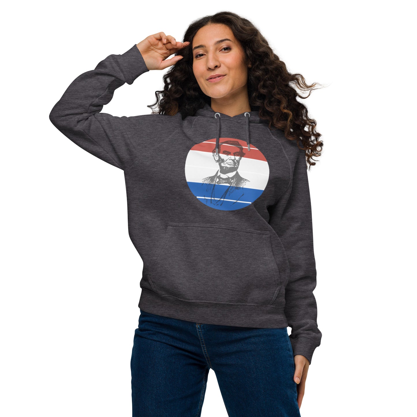 Standard Dot Abe Unisex Eco Raglan Hoodie