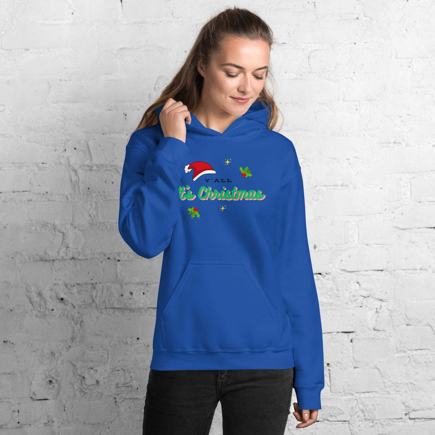 Y'all It's Christmas Unisex Hoodie