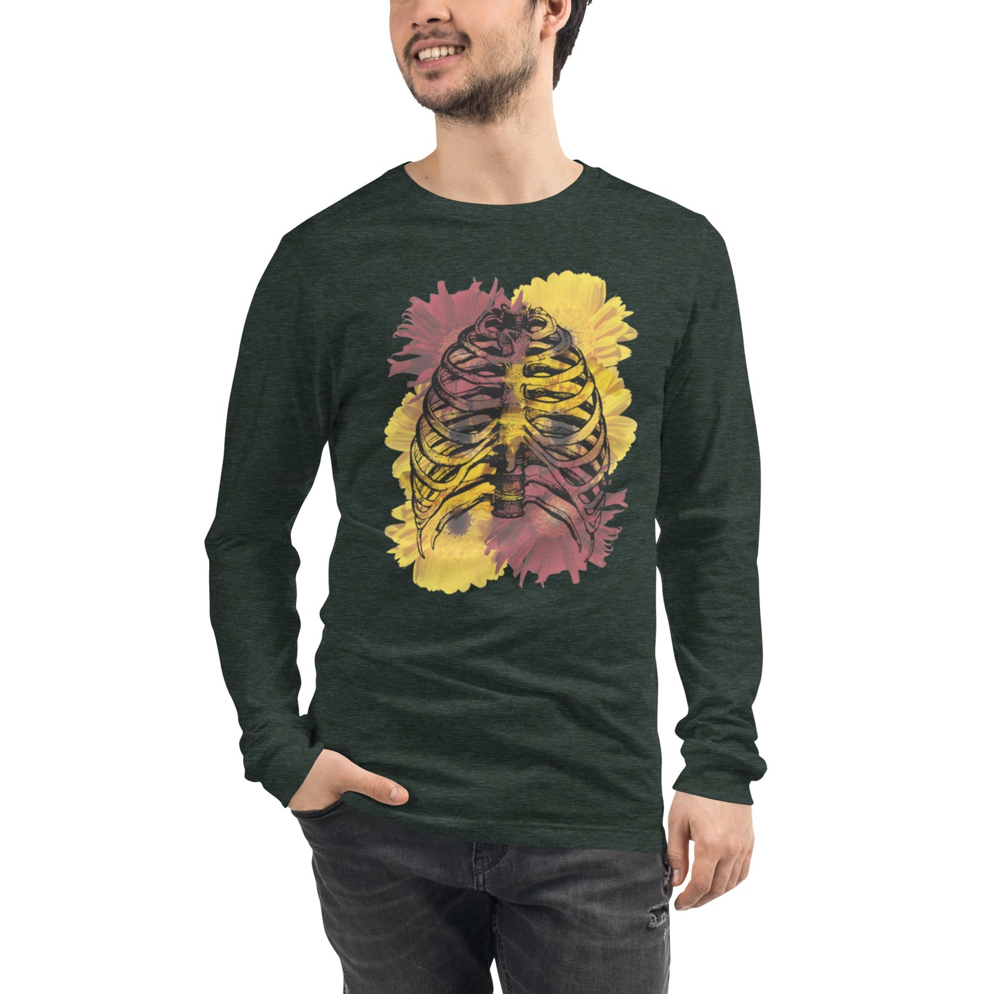 Love Eternal Daisy Lungs Unisex Long Sleeve Tee