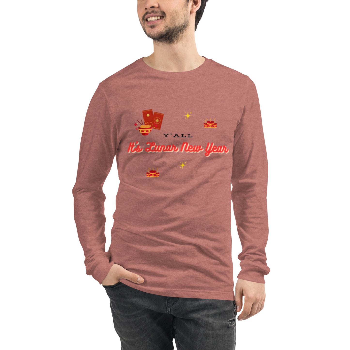 Y'all It's Lunar New Year Unisex Long Sleeve Tee
