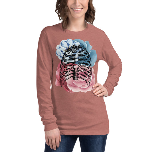 Love Eternal Rosy Lungs Unisex Long Sleeve Tee
