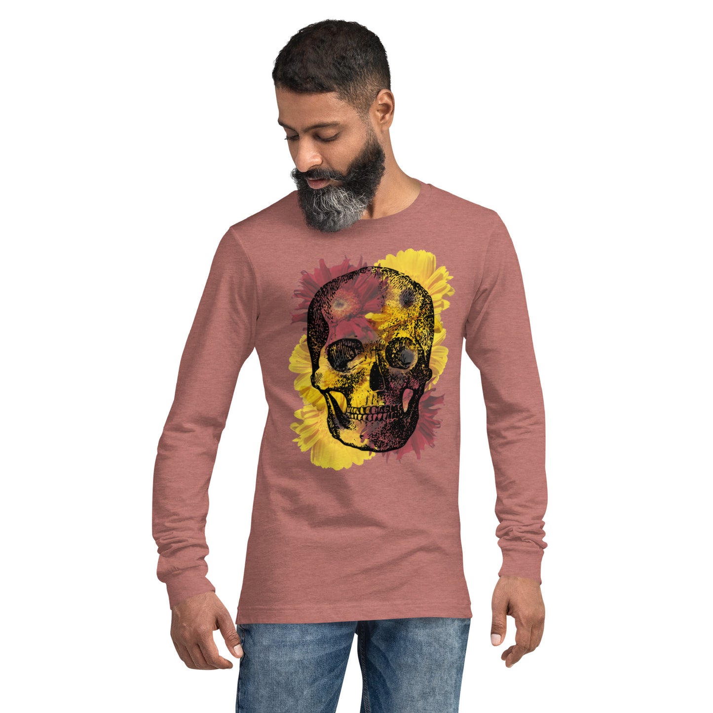 Love Eternal Daisy Skull Unisex Long Sleeve Tee