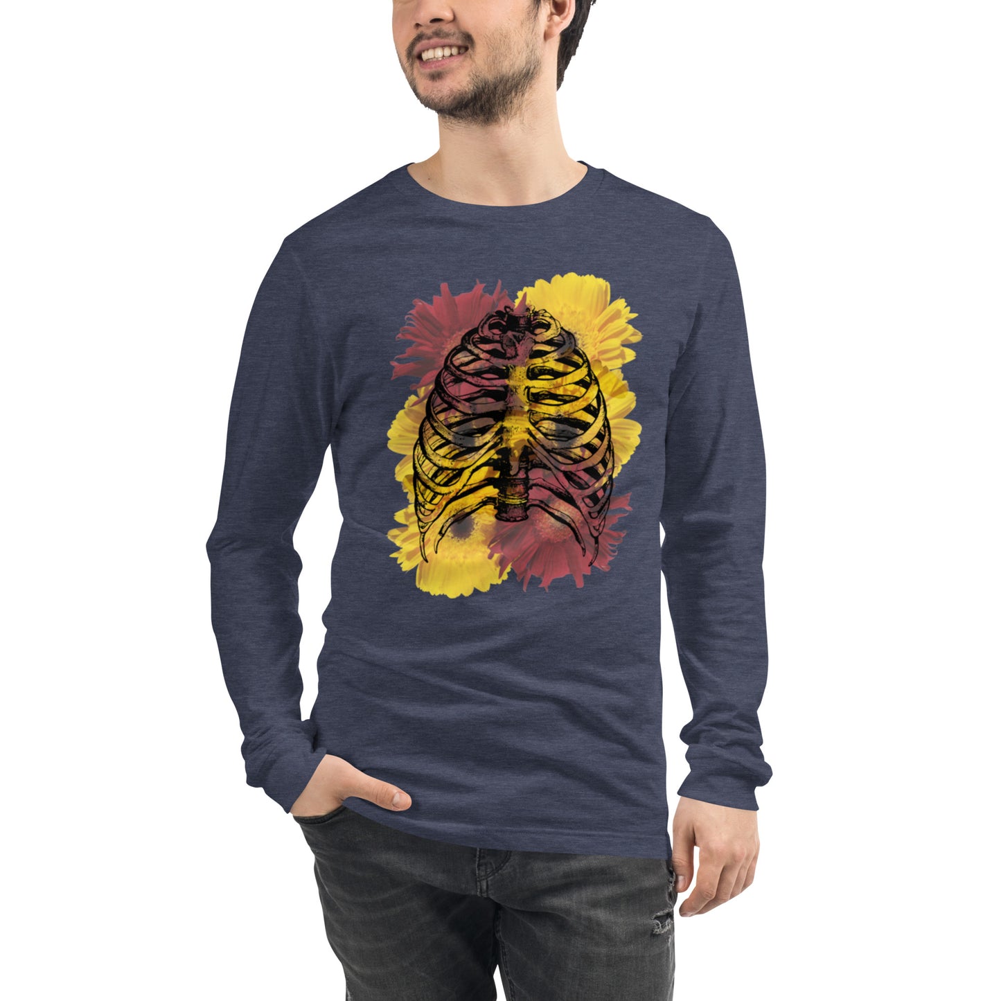 Love Eternal Daisy Lungs Unisex Long Sleeve Tee