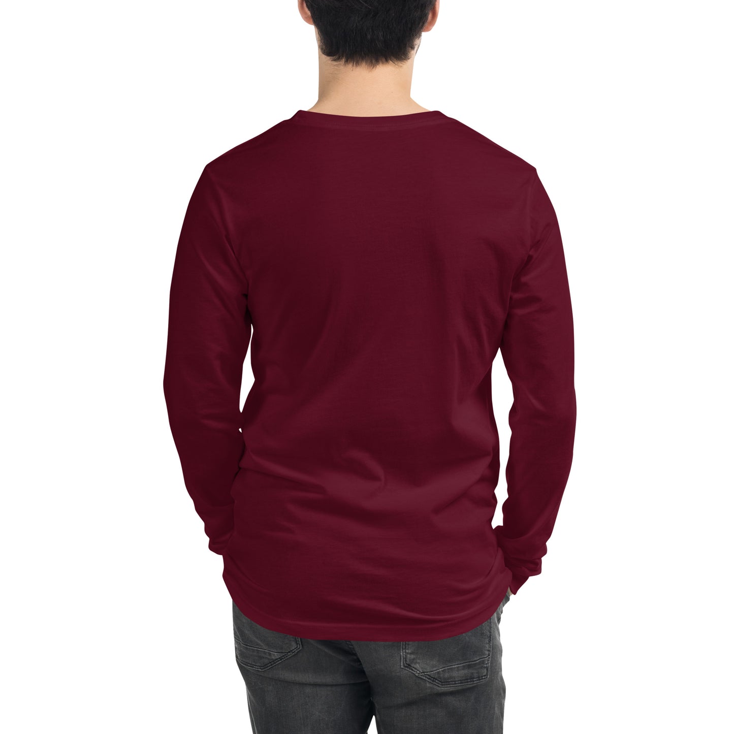 Love Eternal Rosy Skull Unisex Long Sleeve Tee