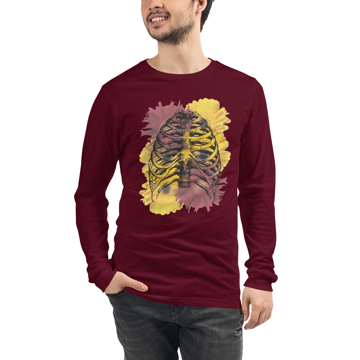 Love Eternal Daisy Lungs Unisex Long Sleeve Tee