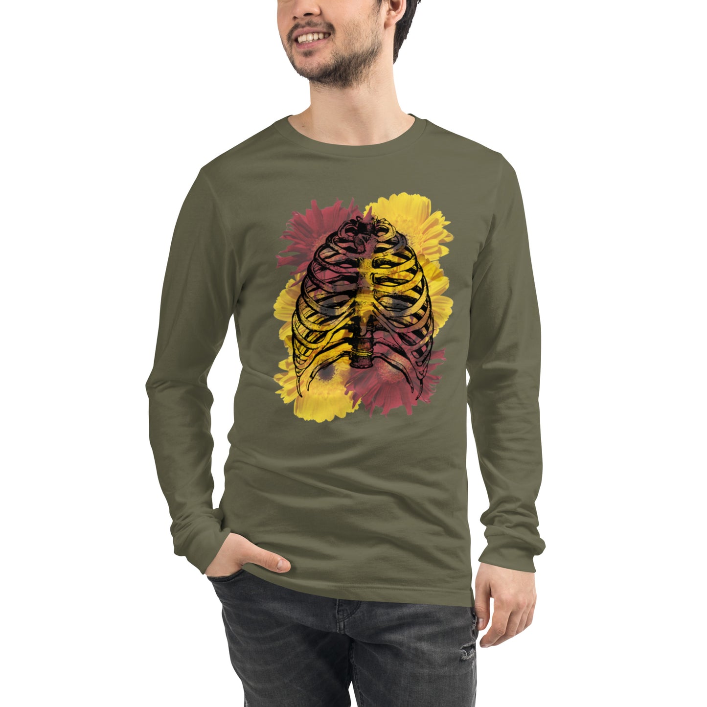 Love Eternal Daisy Lungs Unisex Long Sleeve Tee