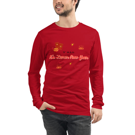 Y'all It's Lunar New Year Unisex Long Sleeve Tee