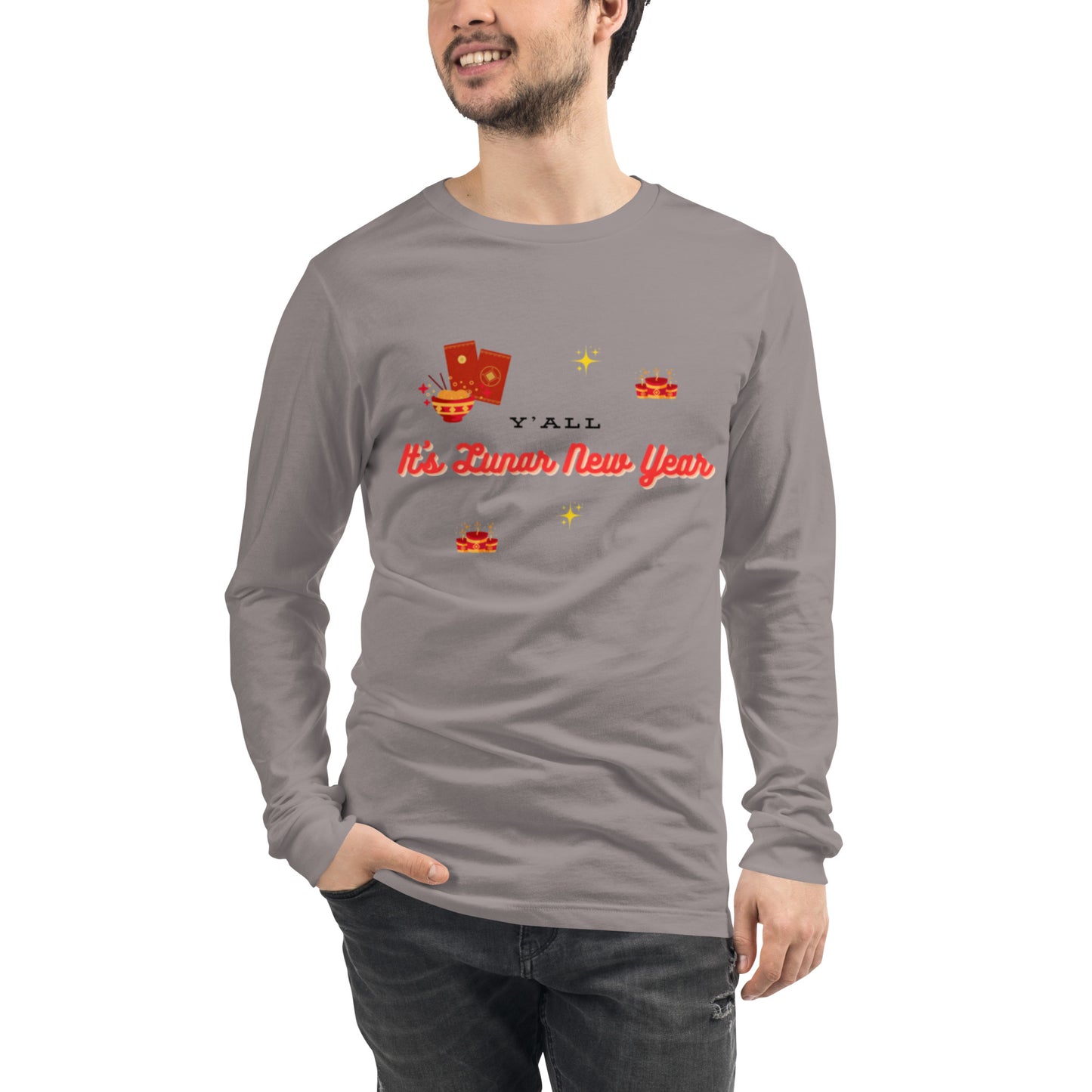 Y'all It's Lunar New Year Unisex Long Sleeve Tee
