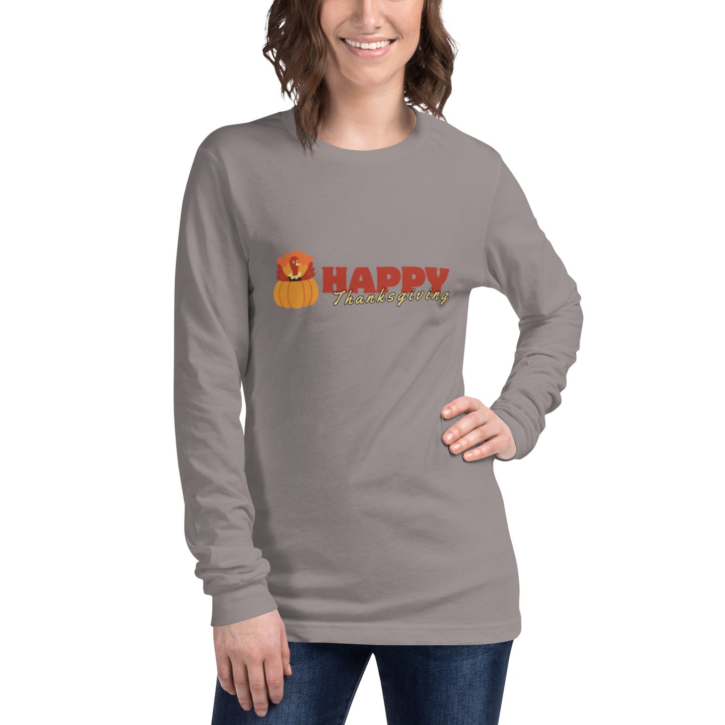Happy Thanksgiving Unisex Long Sleeve Tee