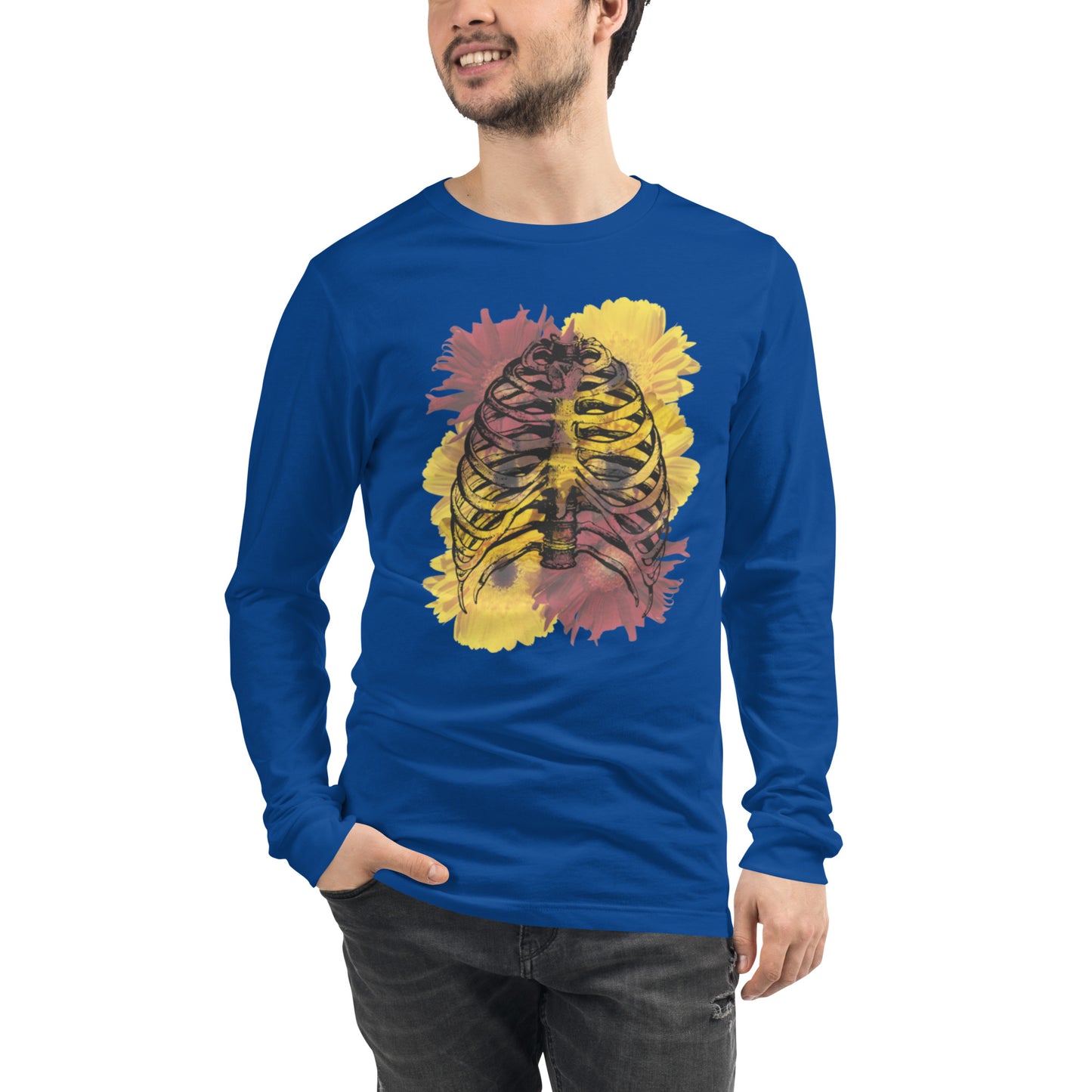 Love Eternal Daisy Lungs Unisex Long Sleeve Tee