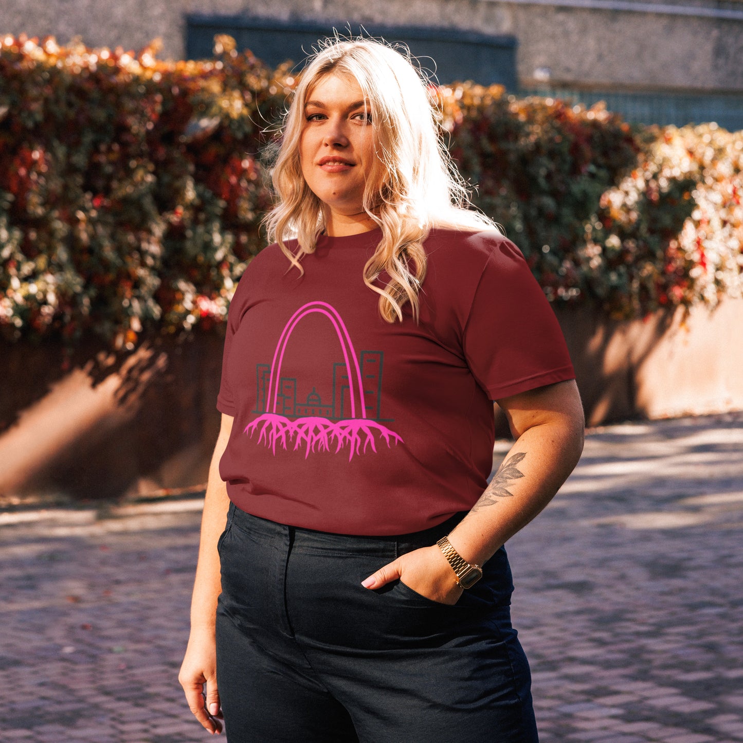 STL Root System Unisex Organic Cotton T-Shirt