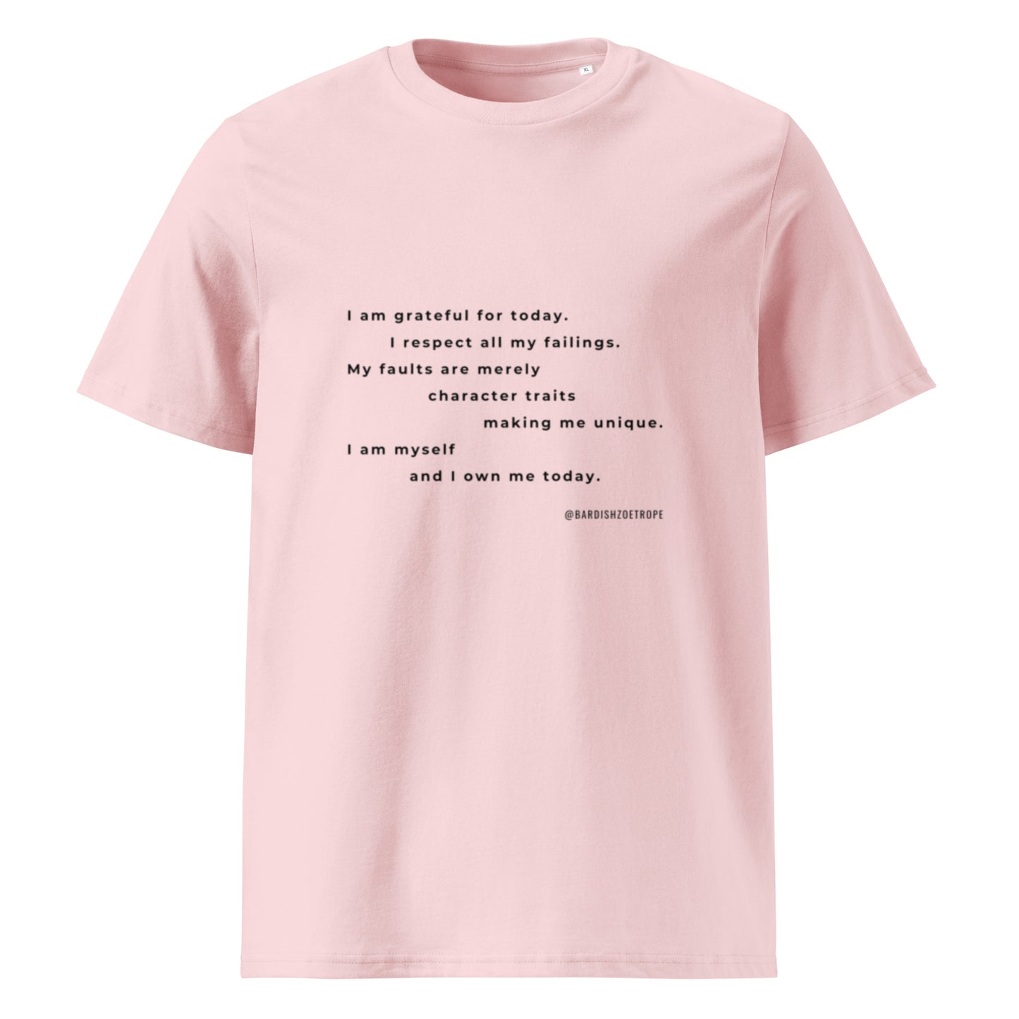 I am grateful for today. Unisex Organic Cotton T-Shirt