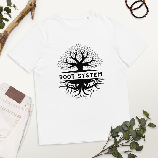 Root System Unisex Organic Cotton T-shirt