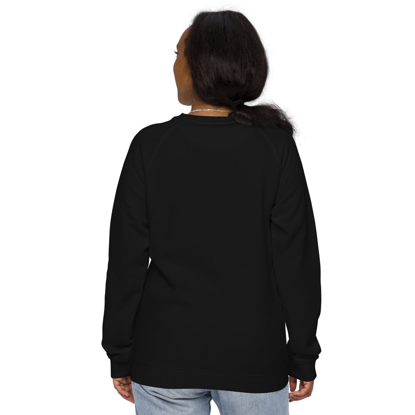 Standard Dot George Unisex Organic Raglan Sweatshirt