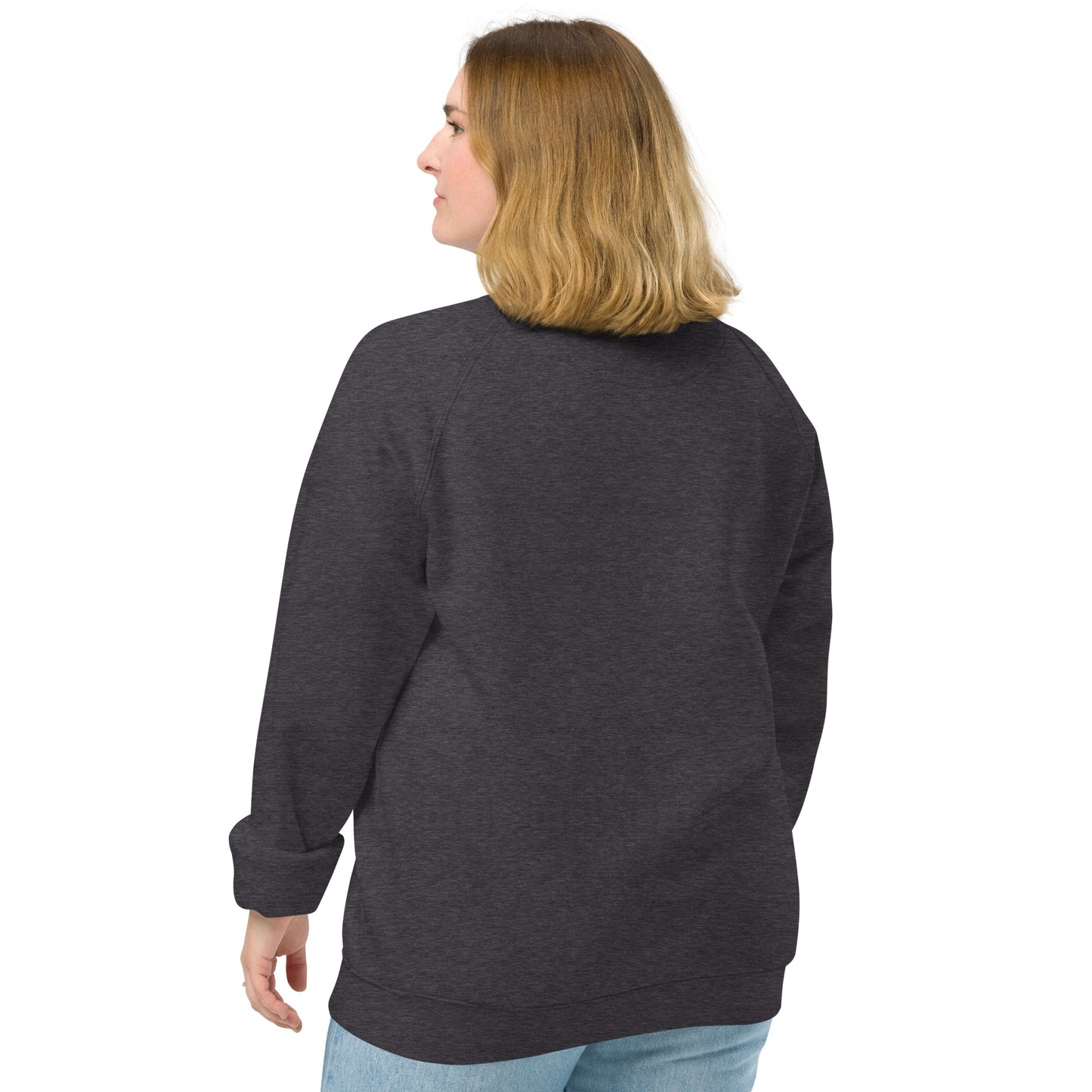 Standard Dot Eagle Unisex Organic Raglan Sweatshirt