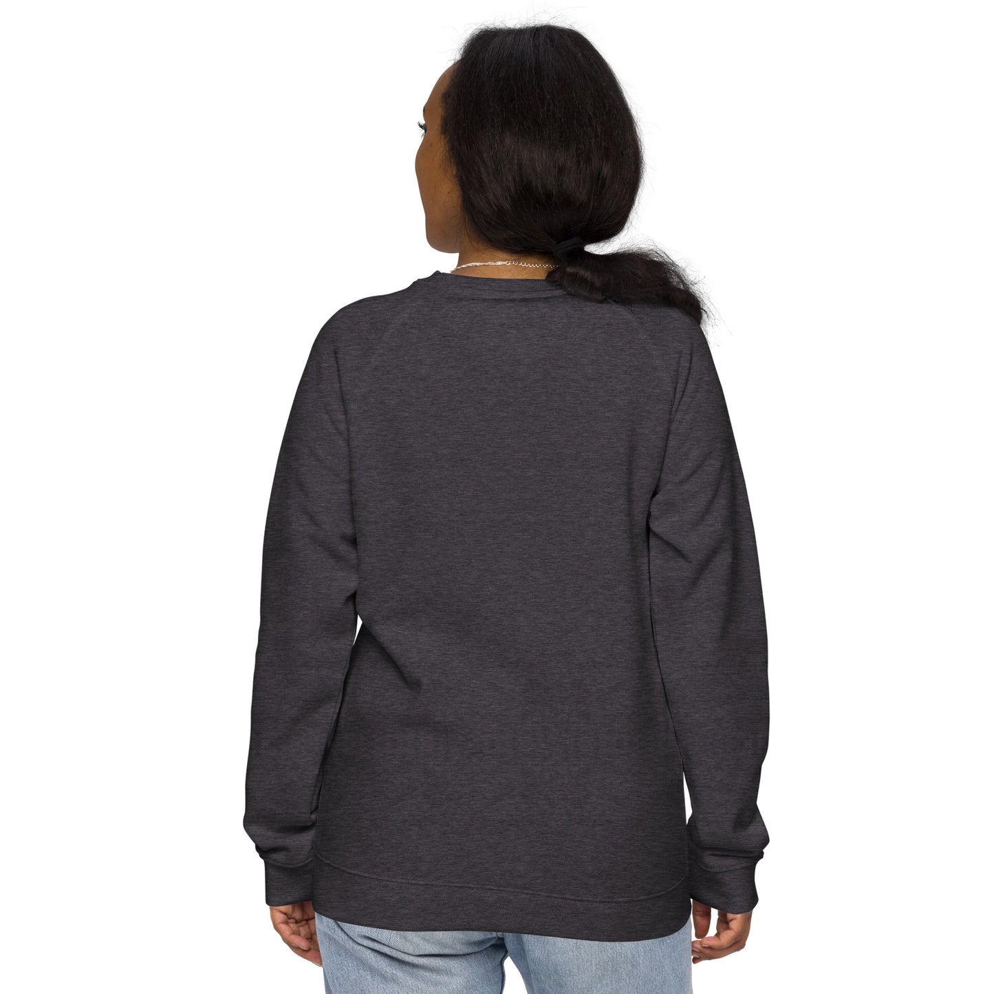Standard Dot George Unisex Organic Raglan Sweatshirt