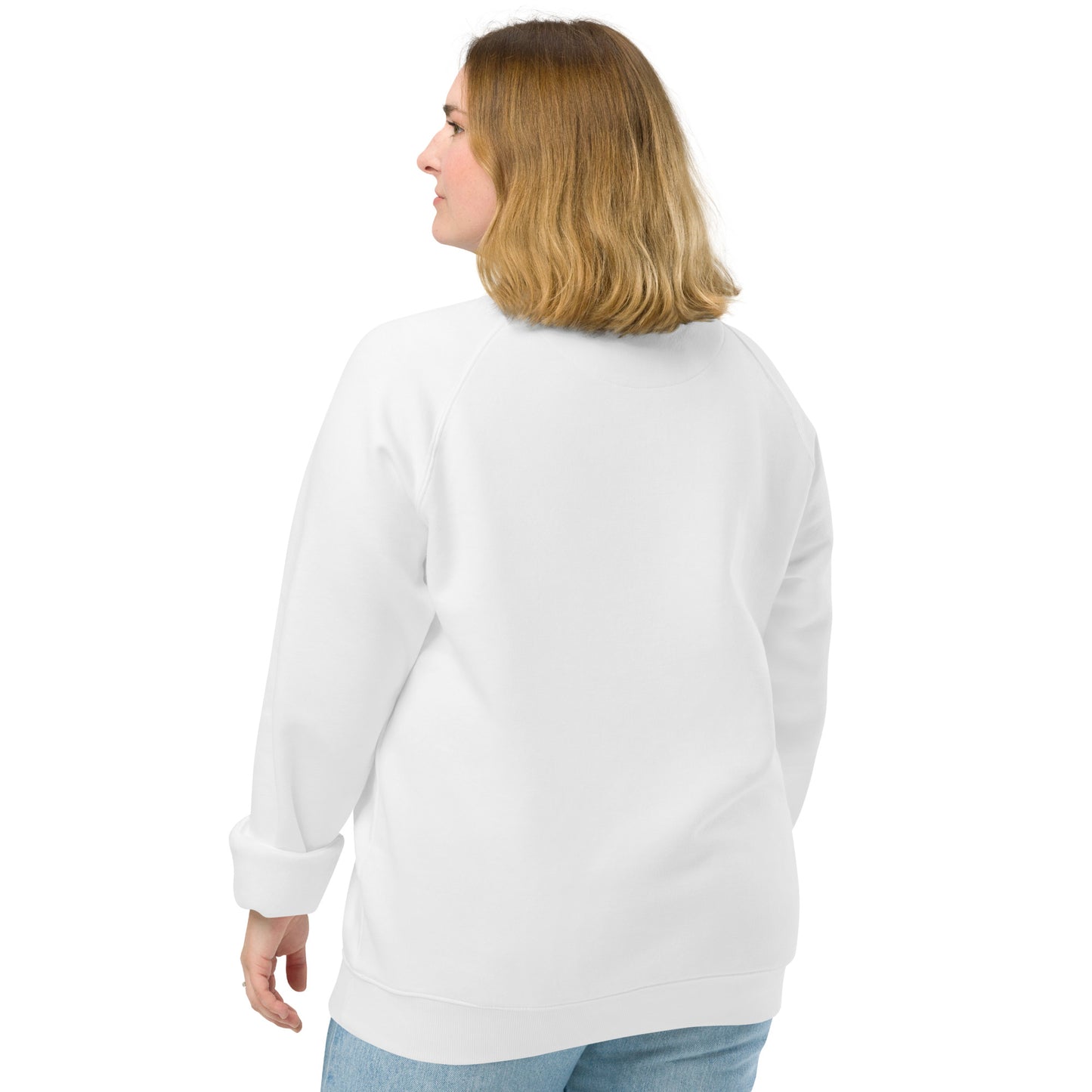 Standard Dot Eagle Unisex Organic Raglan Sweatshirt