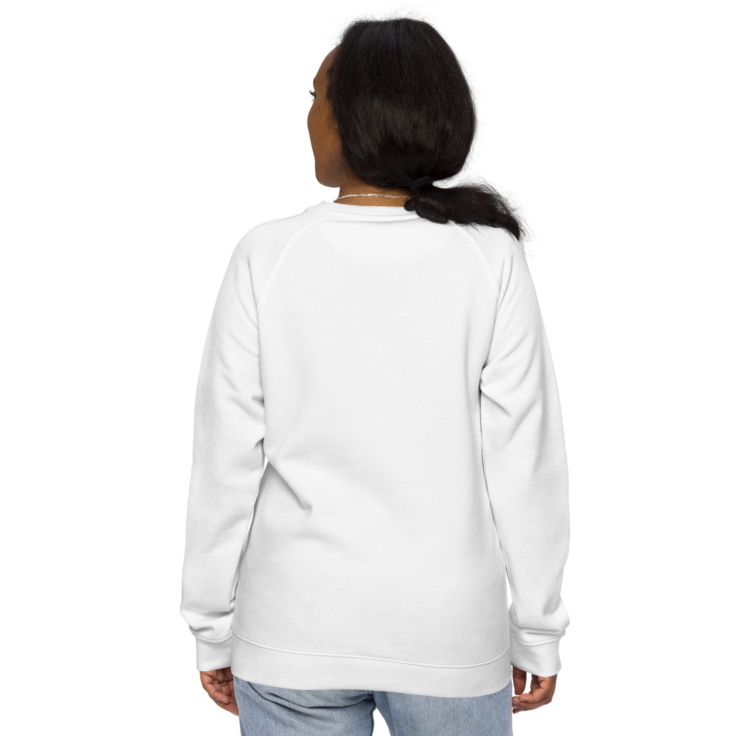 Standard Dot George Unisex Organic Raglan Sweatshirt